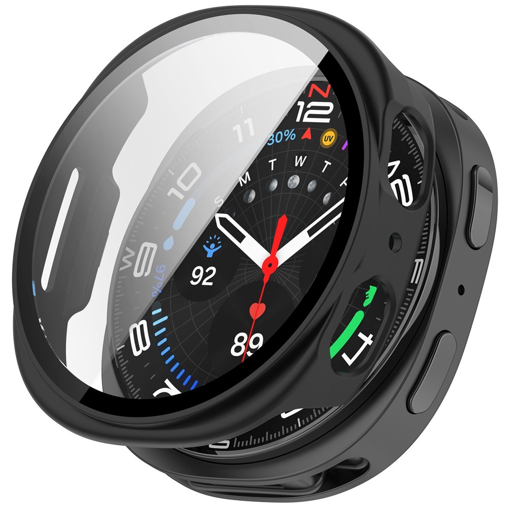  Samsung Galaxy Watch 8 44 mm Skal Med Skärmskydd Svart