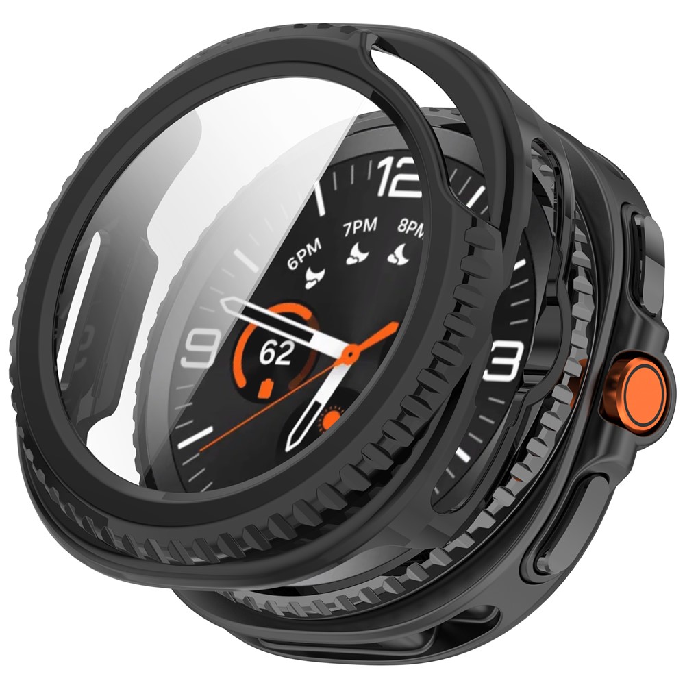  Samsung Galaxy Watch 8 46 mm Skal Med Skärmskydd Svart