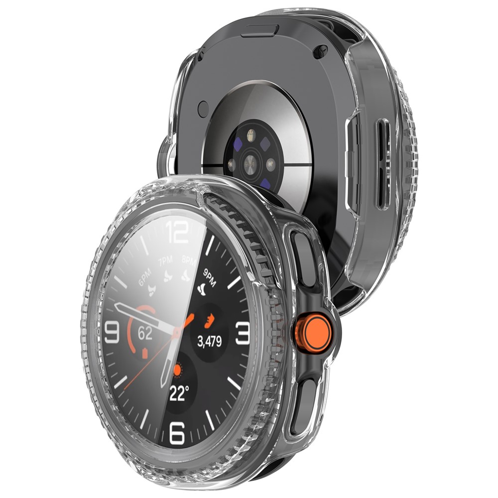  Galaxy Watch 8 46 mm Skal Med Skärmskydd Transparent
