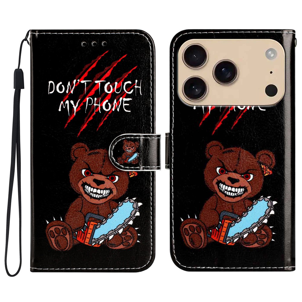  iPhone 17 Pro Fodral Med Tryck Dont Touch My Phone