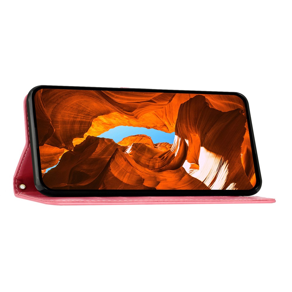  iPhone 17 Pro Fodral Med Blommigt Tryck Rosa
