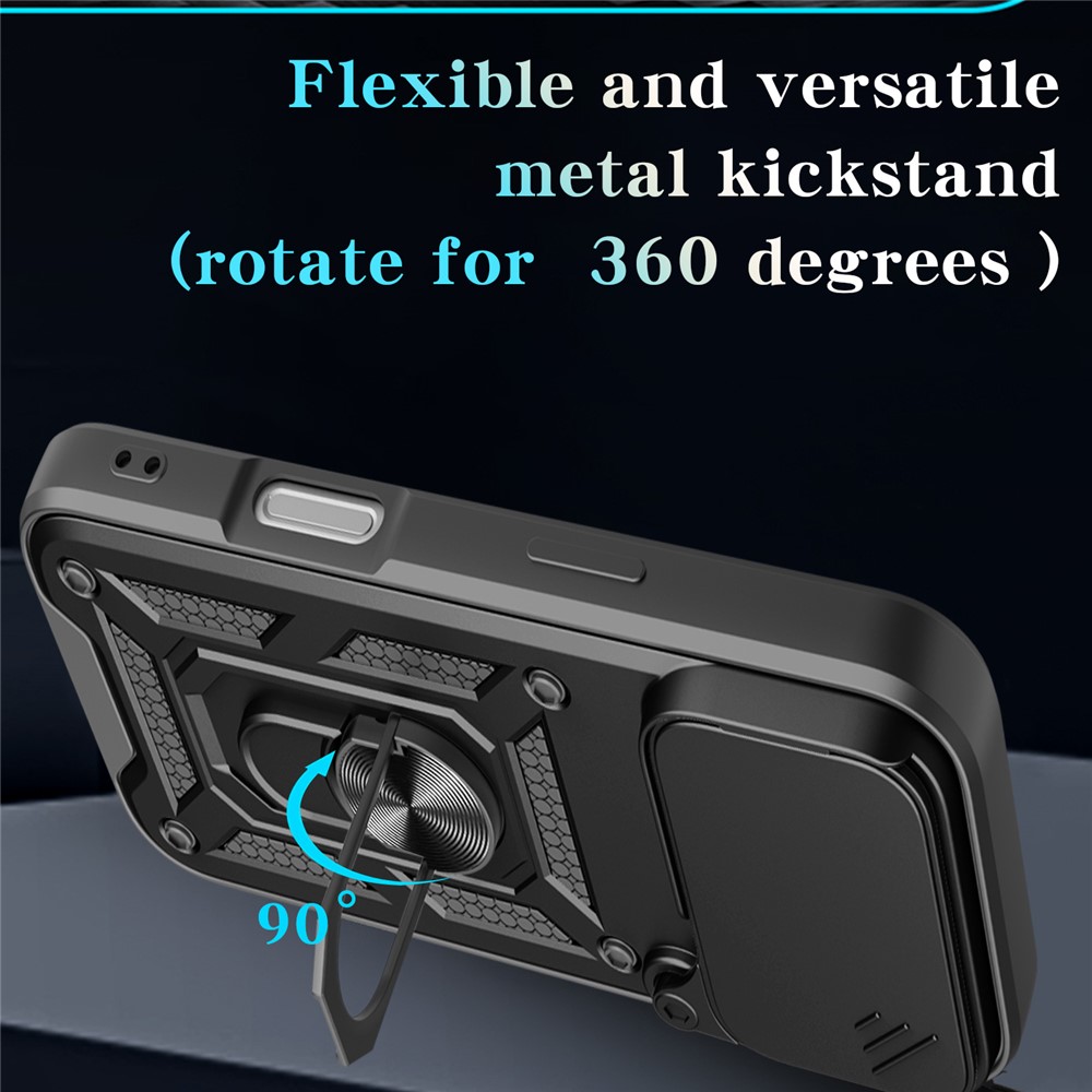  iPhone 17 Pro Skal CamShield Ring Hybrid Grön