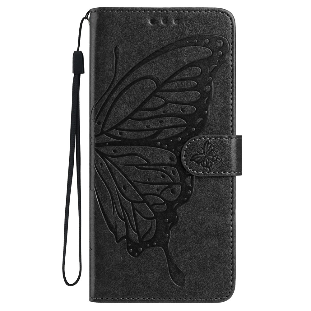  iPhone 17 Pro Fodral Med Fjäril Tryck Svart
