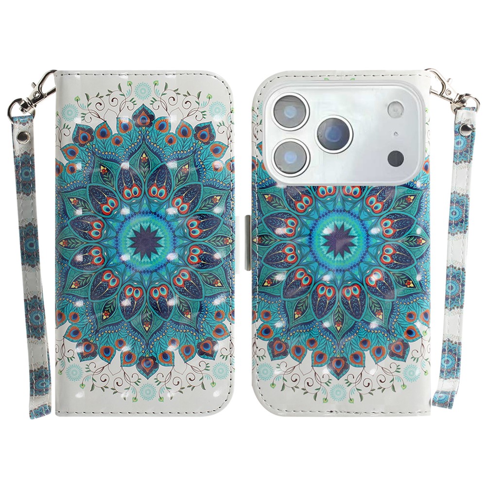  iPhone 17 Pro Fodral Med Tryck Mandala