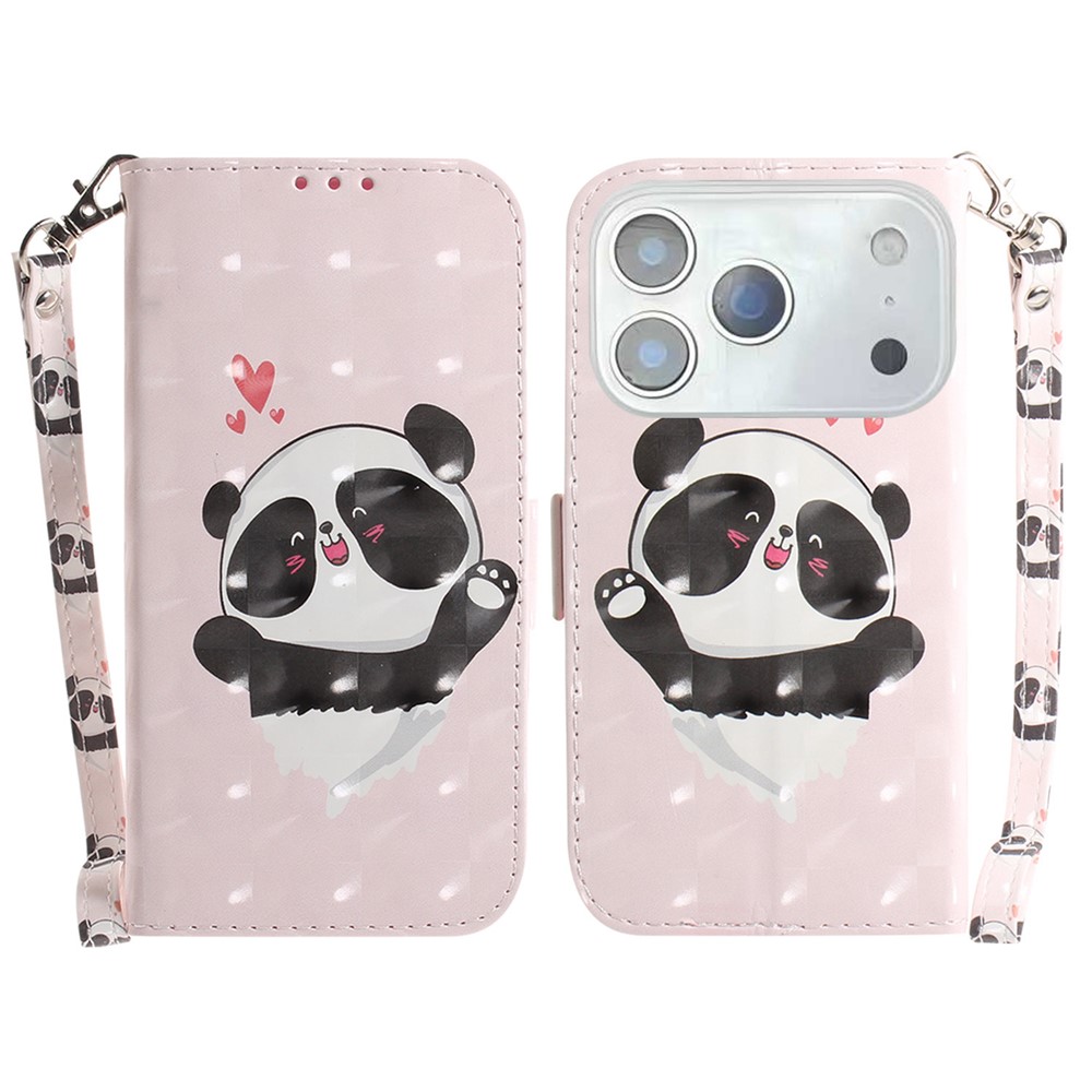  iPhone 17 Pro Fodral Med Tryck Panda