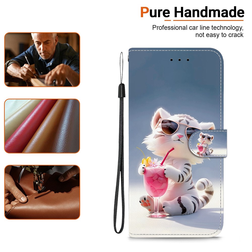  iPhone 17 Pro Fodral Med Tryck Tiger