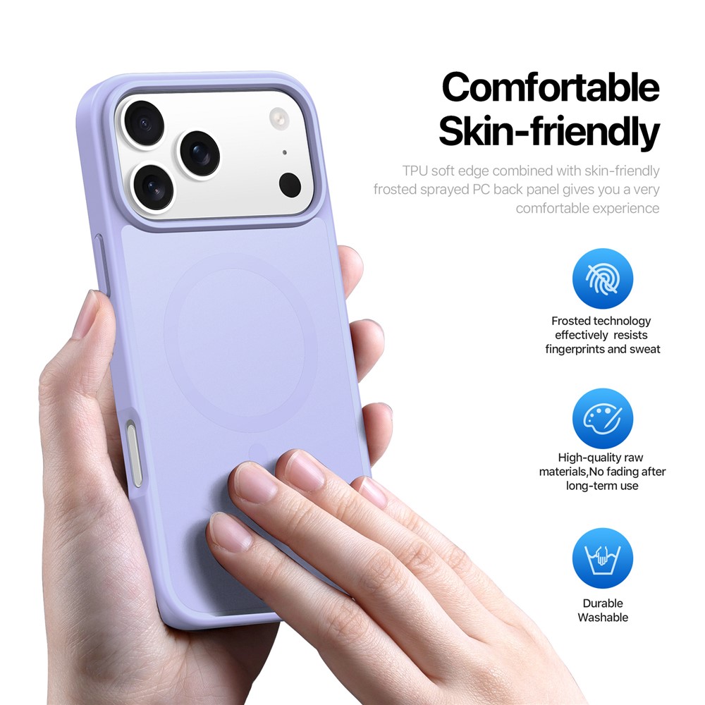 DUX DUCIS DUX DUCIS iPhone 17 Pro Skal MagSafe Yind Series Lila