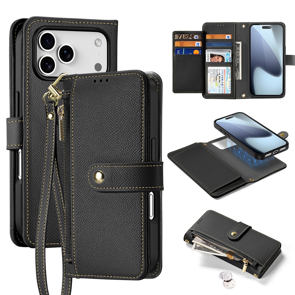 DUX DUCIS DUX DUCIS iPhone 17 Pro 2in1 Magnet Fodral Lawa Series Svart