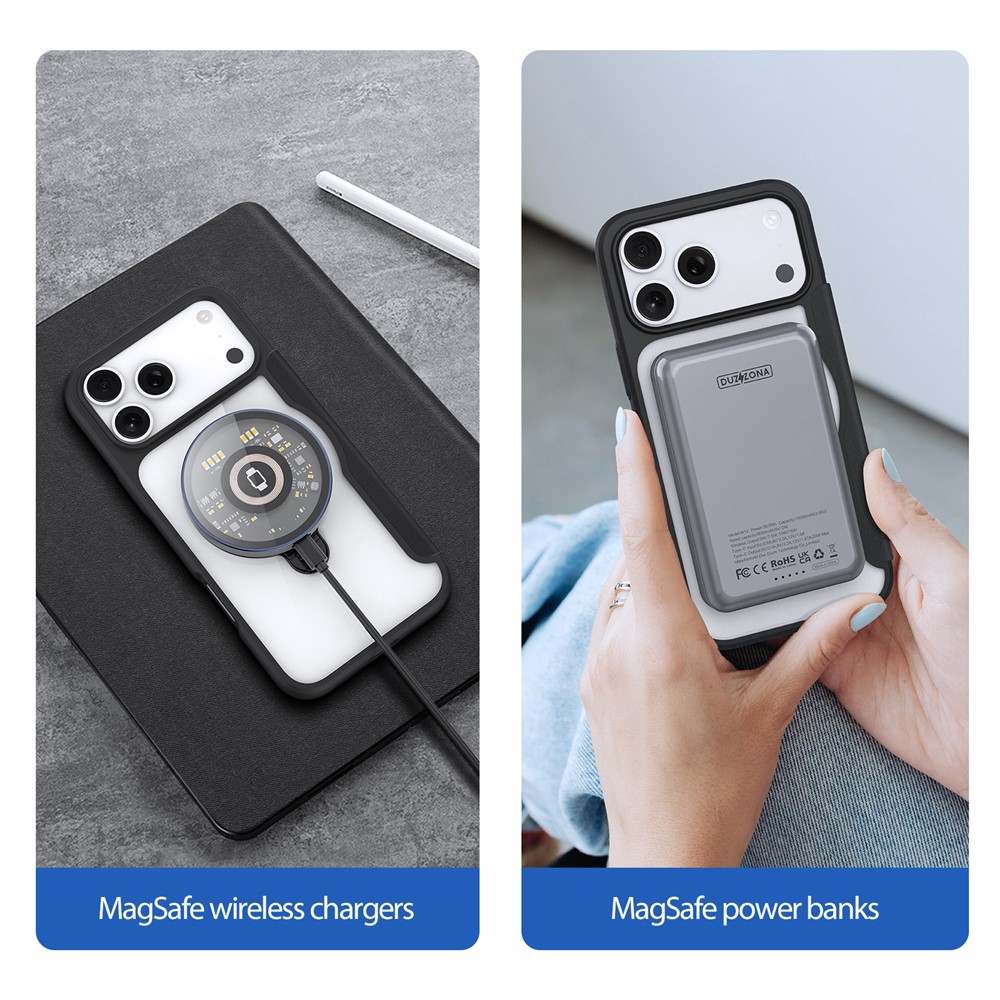 DUX DUCIS DUX DUCIS iPhone 17 Pro Fodral MagSafe Kickstand Skin X Pro