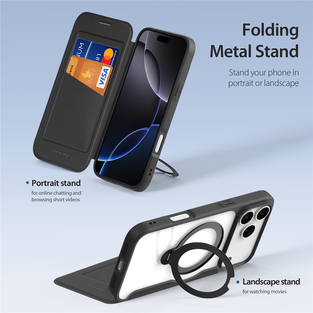 DUX DUCIS DUX DUCIS iPhone 17 Pro Fodral MagSafe Kickstand Skin X Pro