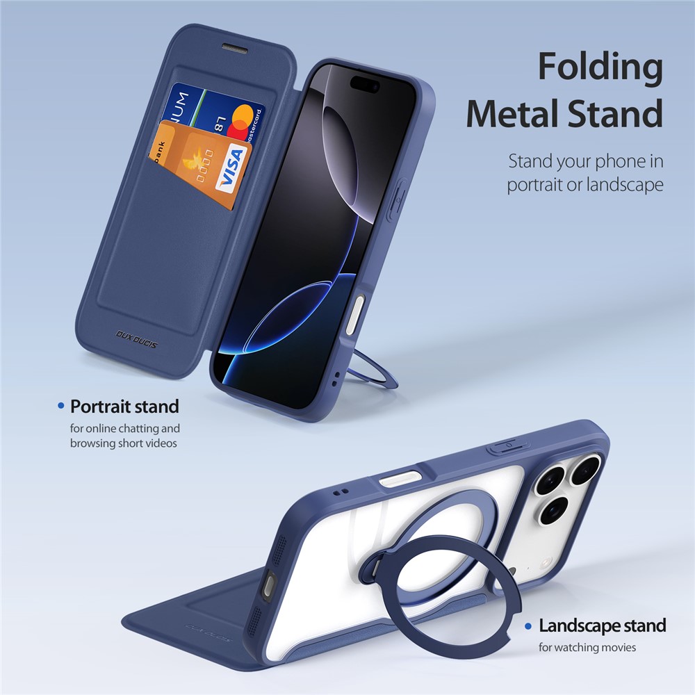 DUX DUCIS DUX DUCIS iPhone 17 Pro Fodral MagSafe Kickstand Skin X Pro