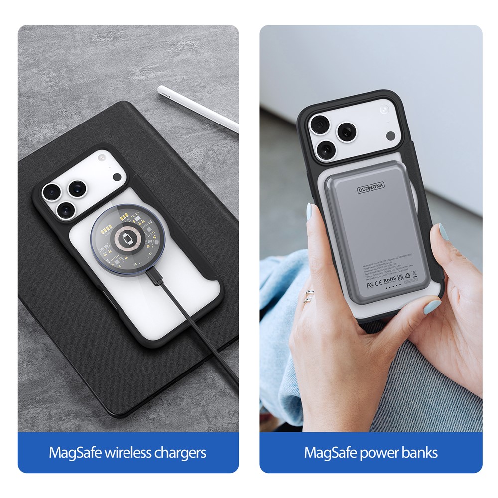 DUX DUCIS DUX DUCIS iPhone 17 Pro Fodral MagSafe Skin X Pro Svart