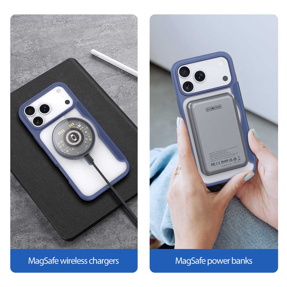 DUX DUCIS DUX DUCIS iPhone 17 Pro Fodral MagSafe Skin X Pro Blå