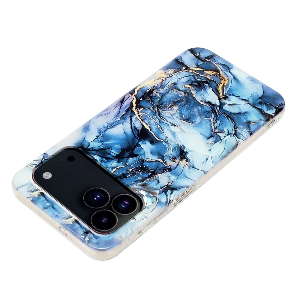  iPhone 17 Pro Skal TPU Marmor Grå