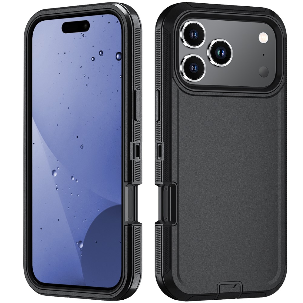  iPhone 17 Pro Skal Extreme Shockproof Hybrid Svart