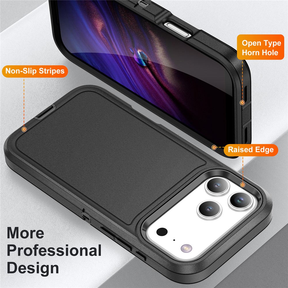  iPhone 17 Pro Skal Extreme Shockproof Hybrid Svart