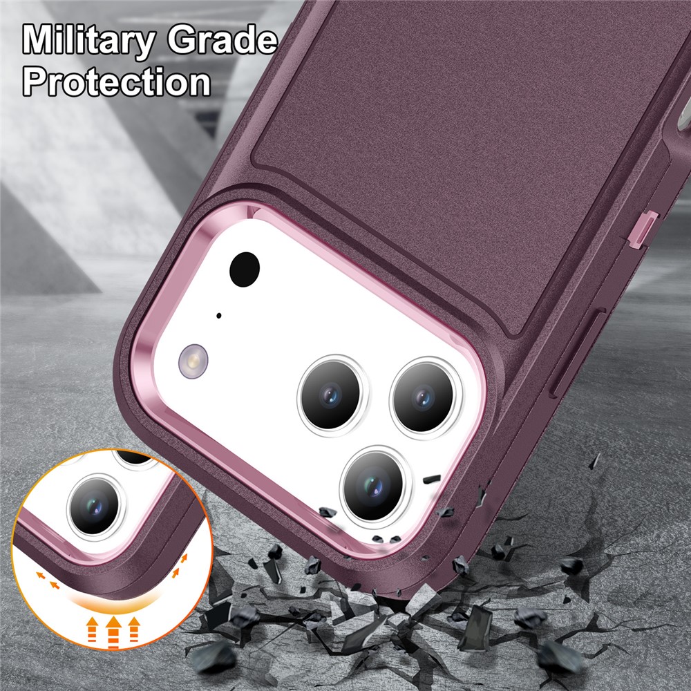  iPhone 17 Pro Skal Extreme Shockproof Hybrid Lila