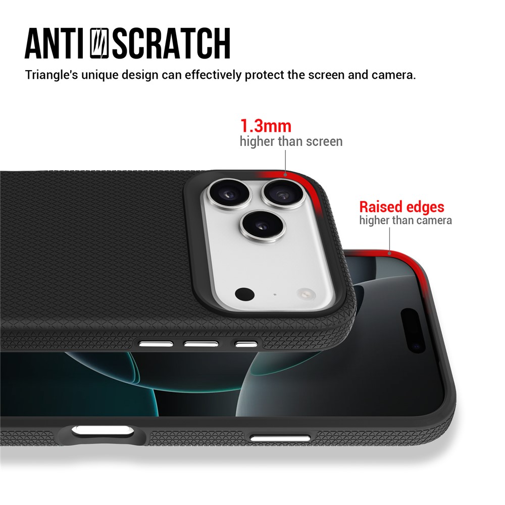  iPhone 17 Pro Skal MagSafe Hybrid Svart