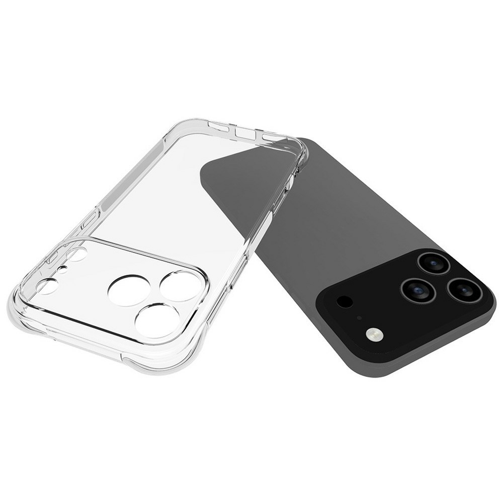  iPhone 17 Pro Max Skal Shockproof TPU Transparent