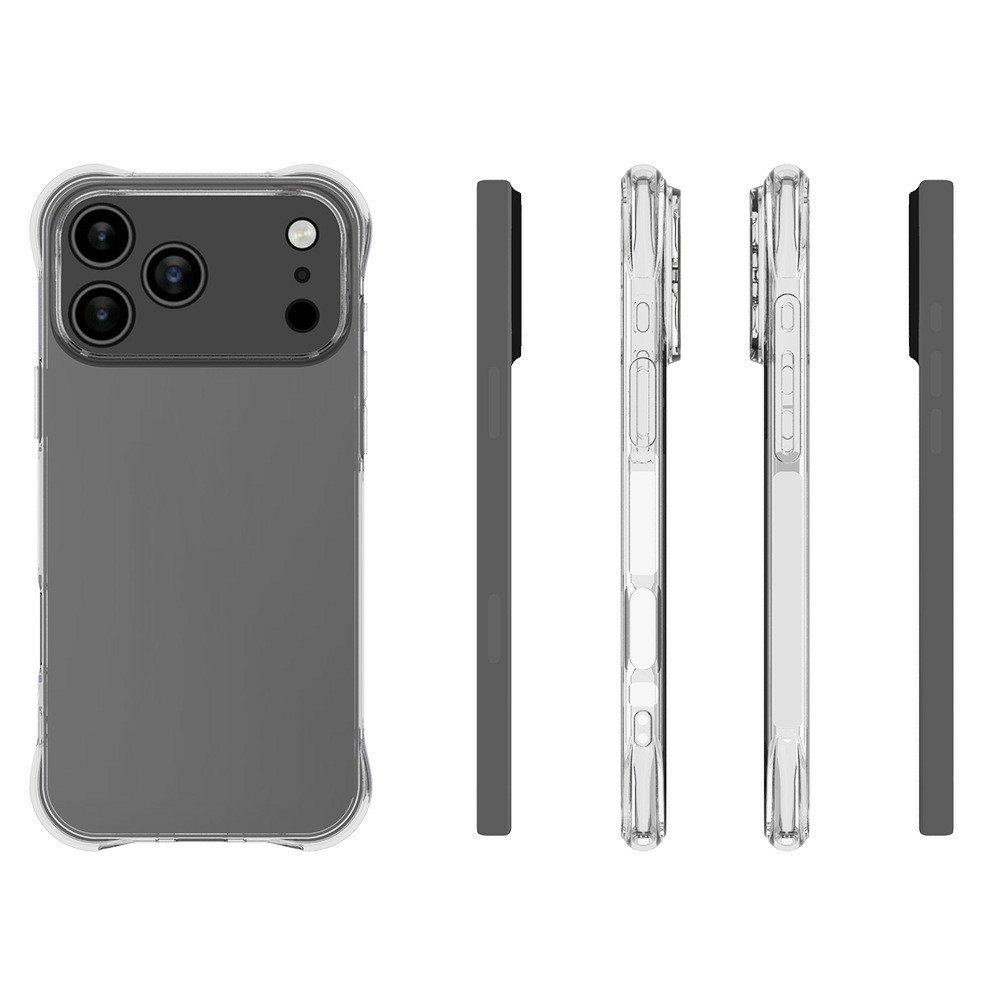  iPhone 17 Pro Max Skal Shockproof TPU Transparent