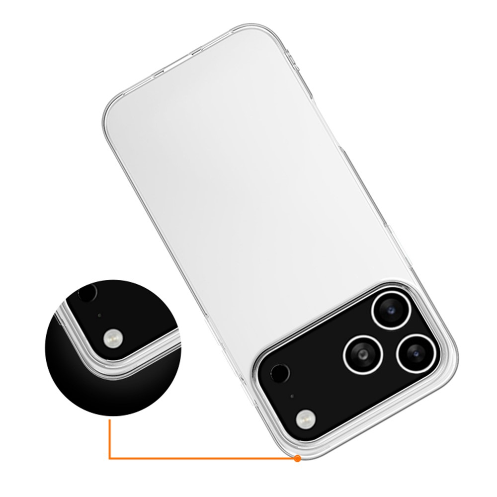  iPhone 17 Pro Max Skal Slim TPU Transparent