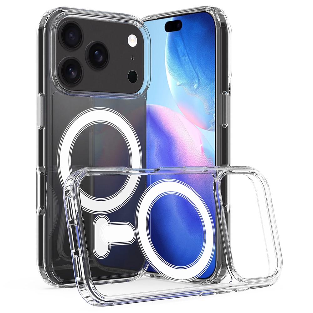  iPhone 17 Pro Max Skal MagSafe Hybrid Transparent