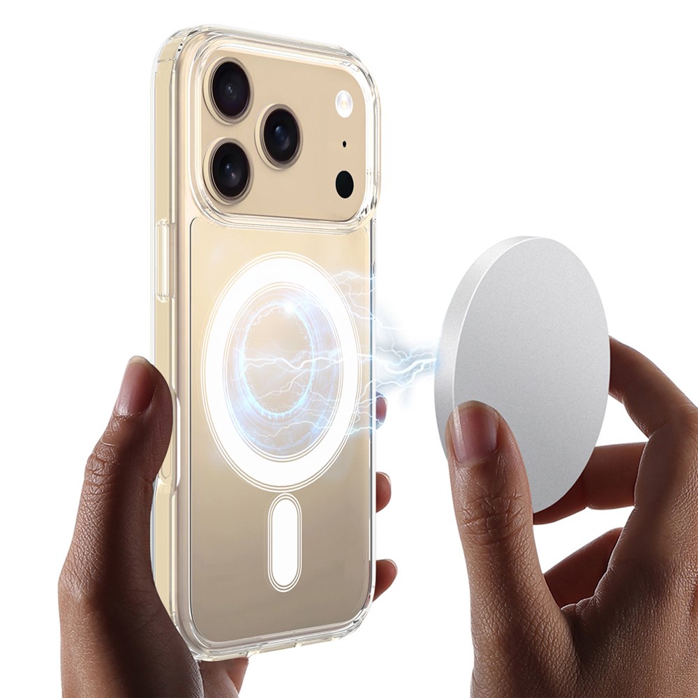  iPhone 17 Pro Max Skal MagSafe Hybrid Transparent