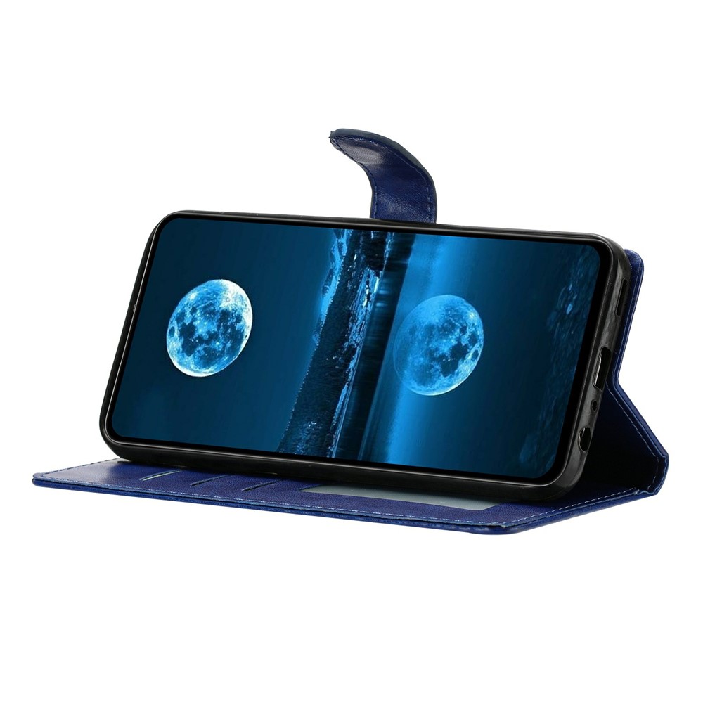  iPhone 17 Pro Max Fodral Läder Blå