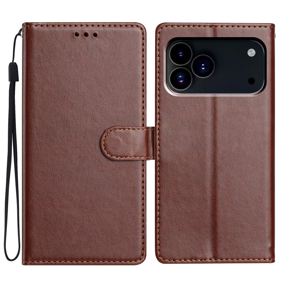 iPhone 17 Pro Max Fodral Läder Brun