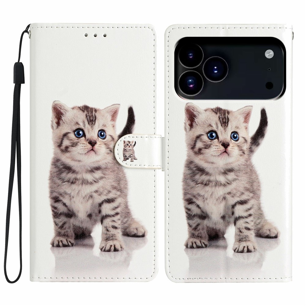  iPhone 17 Pro Max Fodral Med Tryck Katt