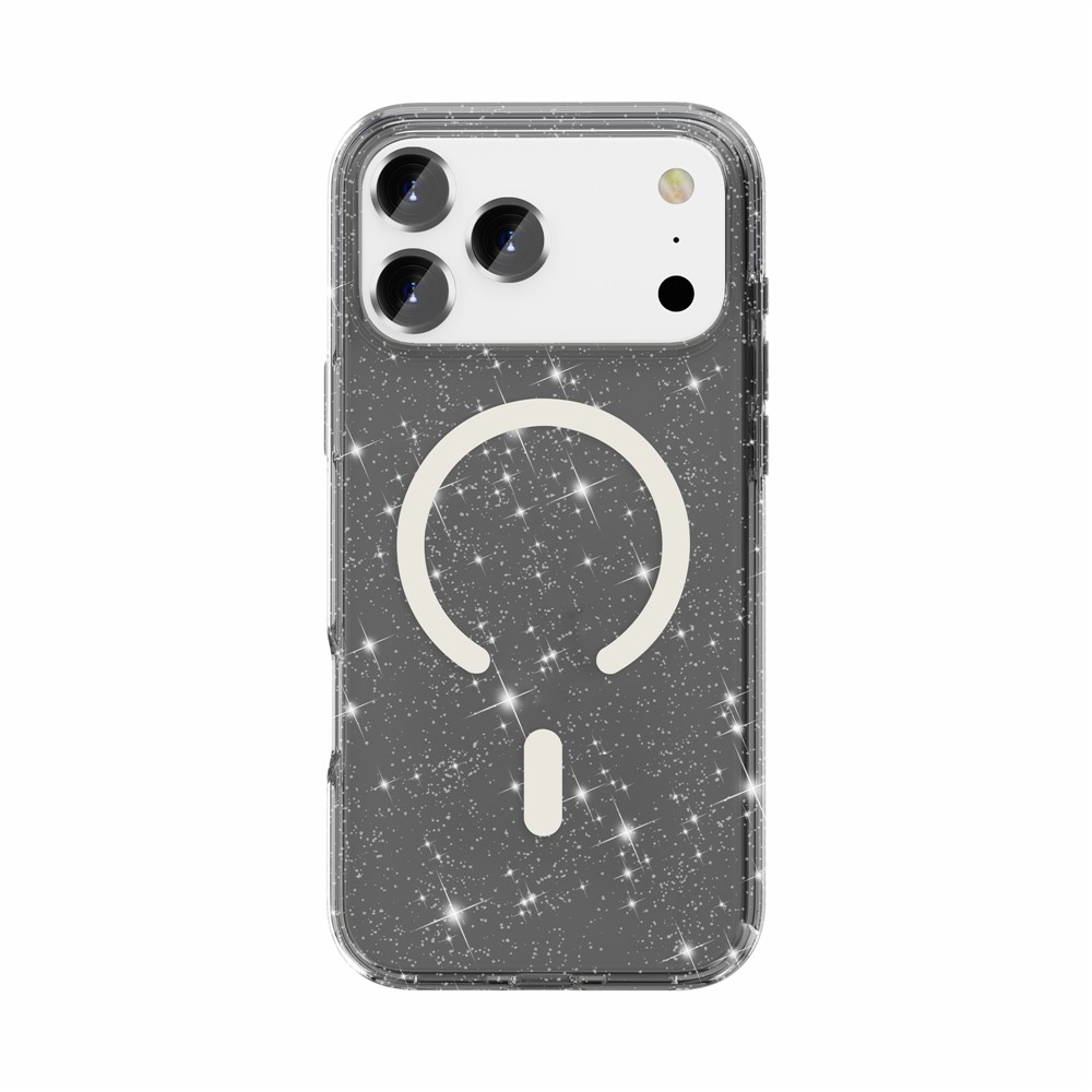 iPhone 17 Pro Max Skal MagSafe Glitter Svart