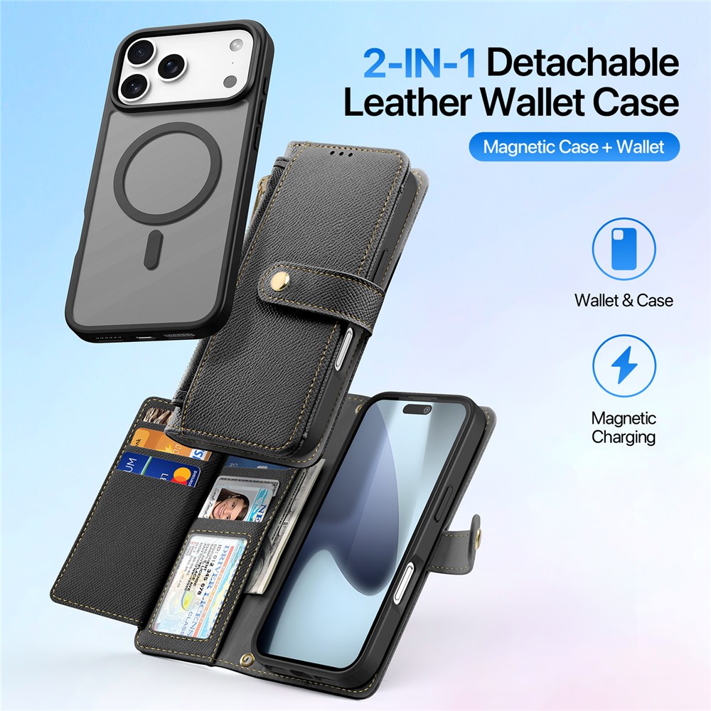 DUX DUCIS DUX DUCIS iPhone 17 Pro Max 2in1 Magnet Fodral Lawa Series Svart