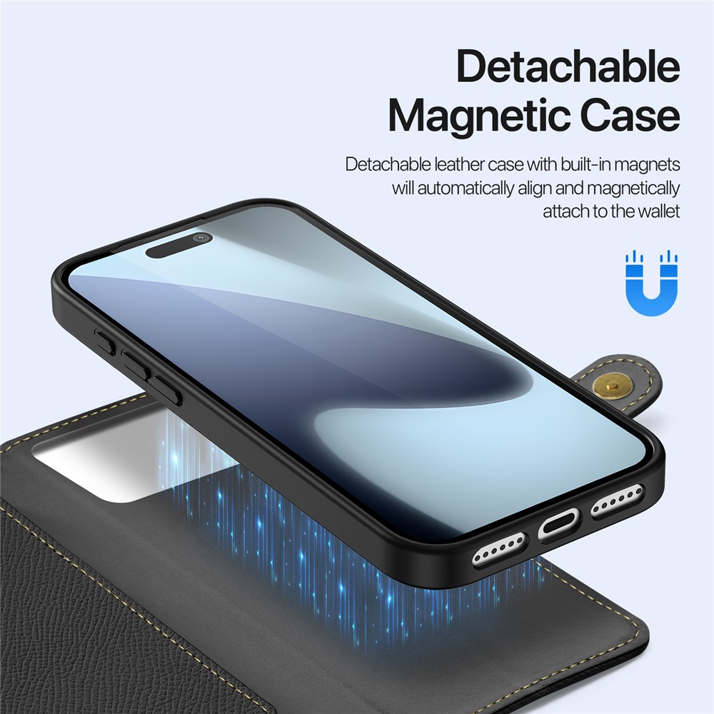 DUX DUCIS DUX DUCIS iPhone 17 Pro Max 2in1 Magnet Fodral Lawa Series Svart
