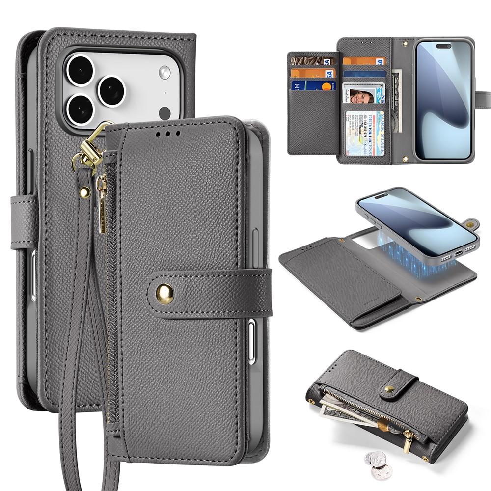 DUX DUCIS DUX DUCIS iPhone 17 Pro Max 2in1 Magnet Fodral Lawa Series Grå