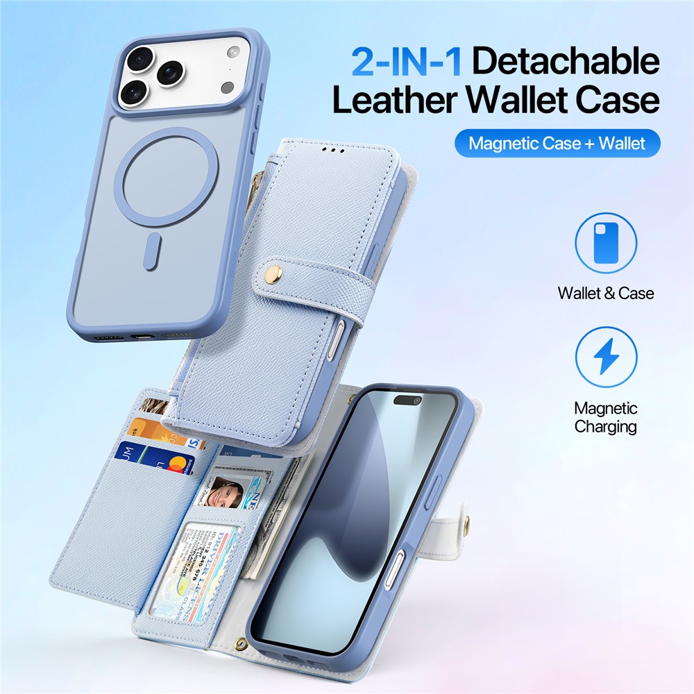 DUX DUCIS DUX DUCIS iPhone 17 Pro Max 2in1 Magnet Fodral Lawa Series Blå