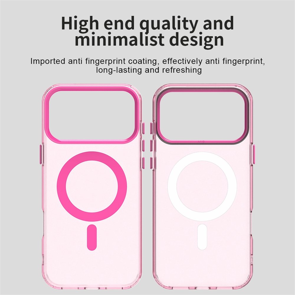  iPhone 17 Pro Max Skal MagSafe Hybrid Rosa
