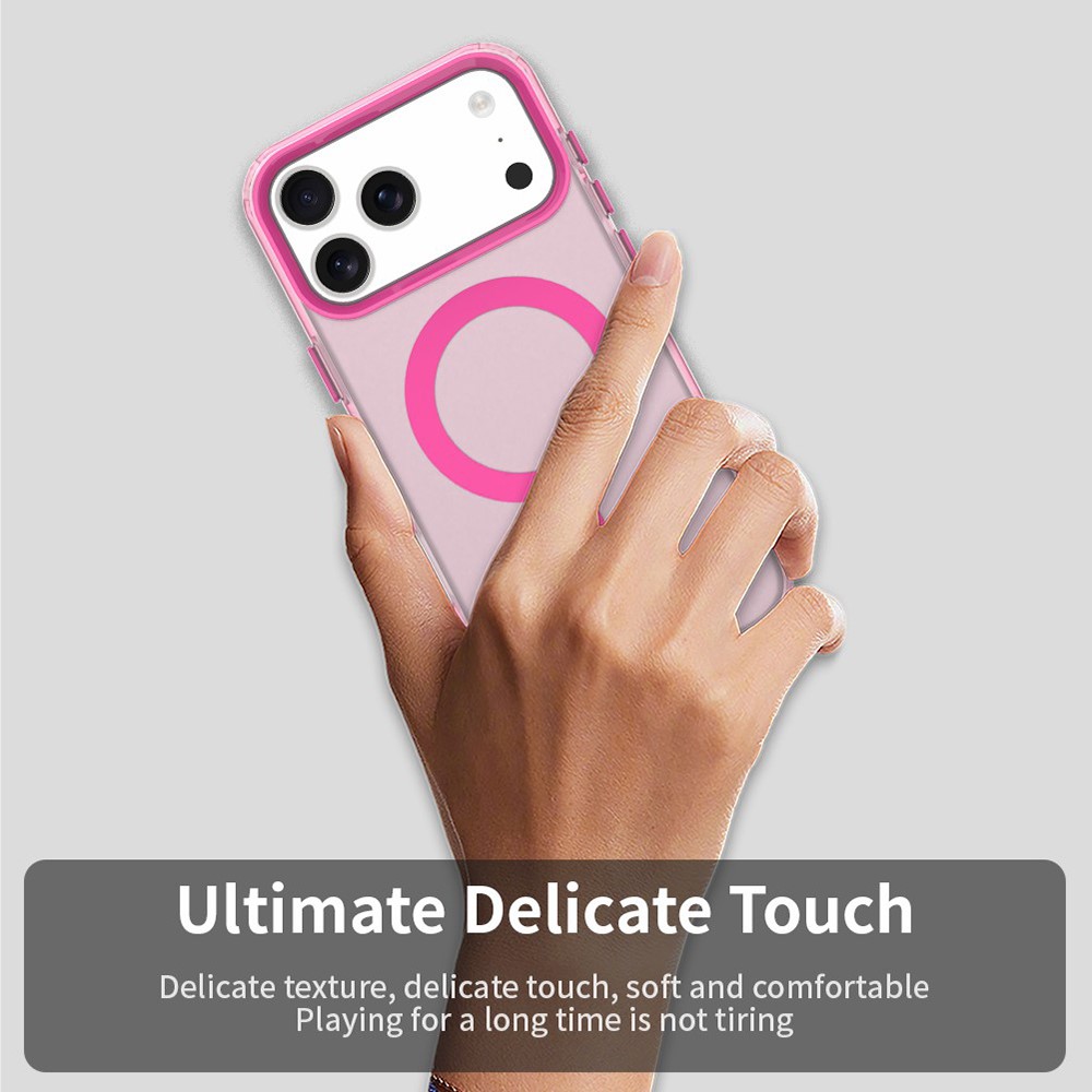 iPhone 17 Pro Max Skal MagSafe Hybrid Rosa