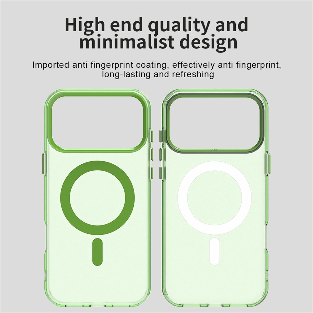  iPhone 17 Pro Max Skal MagSafe Hybrid Grön