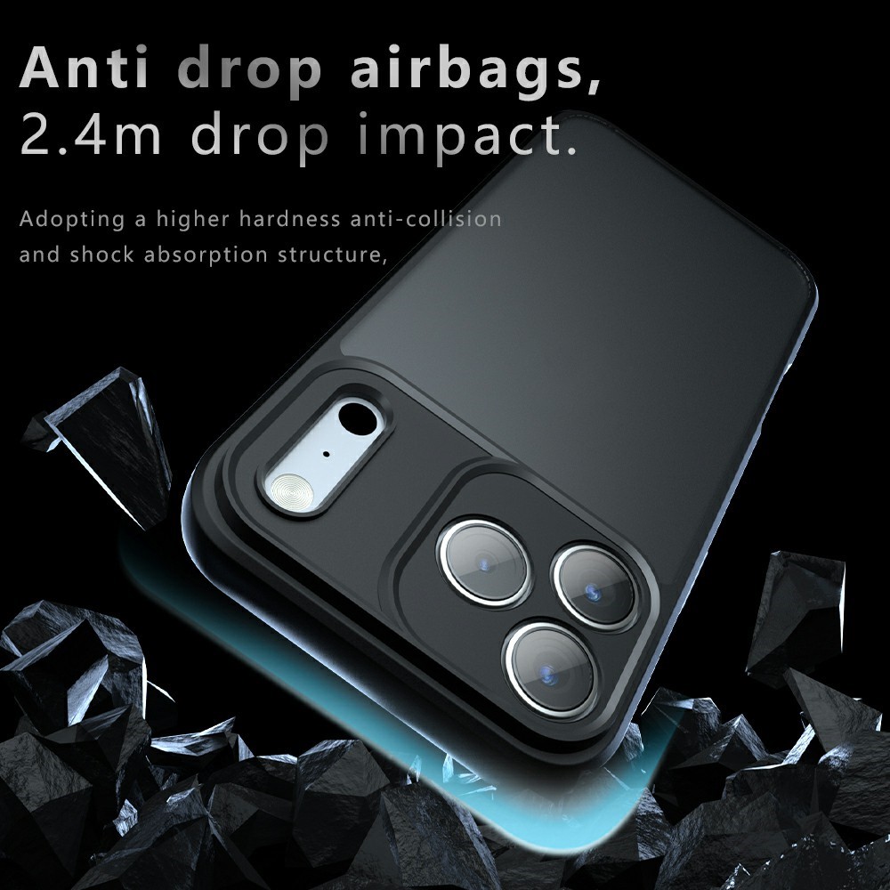  iPhone 17 Pro Max Skal Hybrid Svart