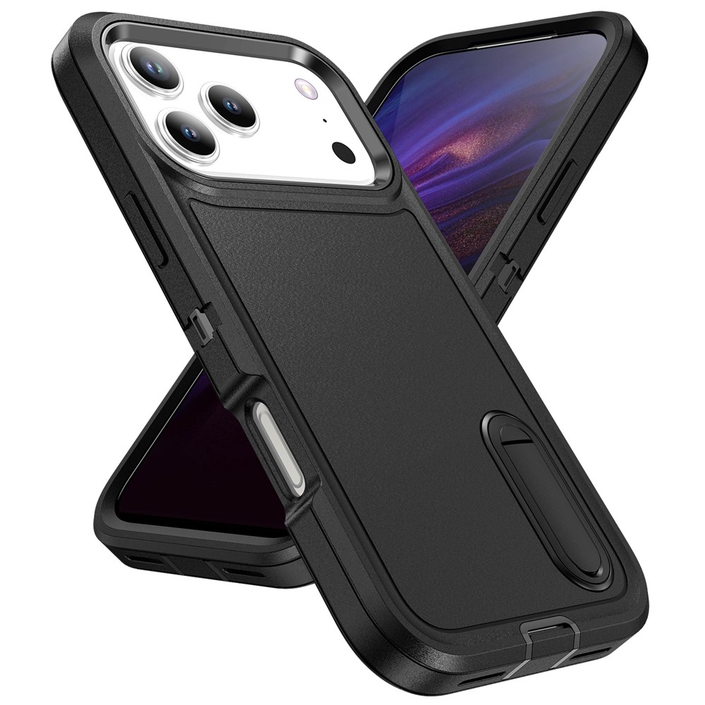  iPhone 17 Pro Max Skal Extreme Shockproof Hybrid Svart