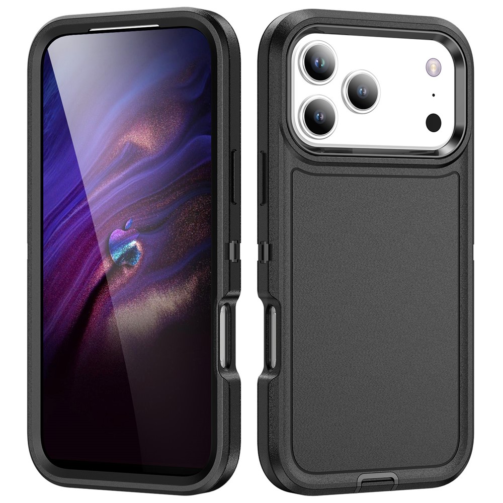  iPhone 17 Pro Max Skal Extreme Shockproof Hybrid Svart