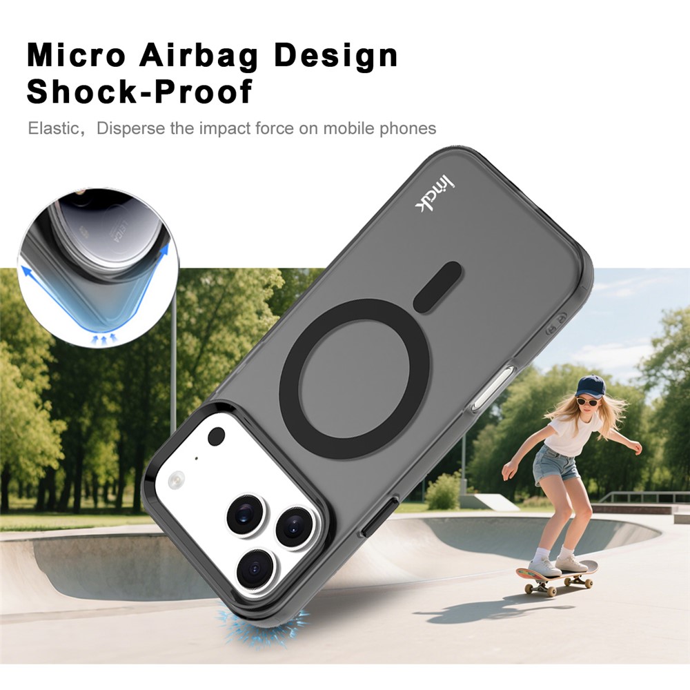 IMAK IMAK iPhone 17 Pro Max Skal MagSafe Anti Drop Svart