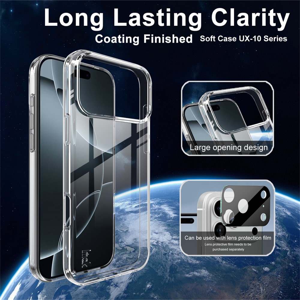 IMAK IMAK iPhone 17 Pro Max Skal Soft TPU Transparent