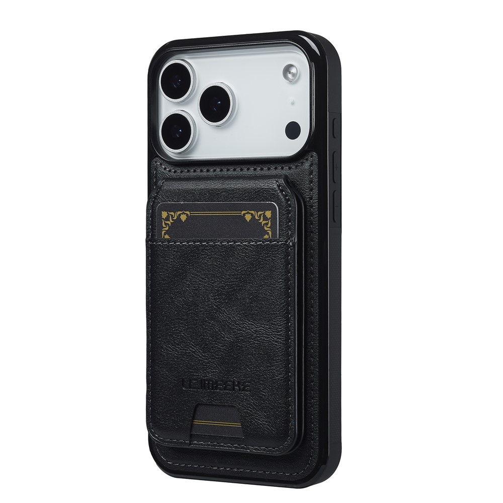LC.IMEEKE LC.IMEEKE iPhone 17 Pro Max Skal Med Avtagbar Korthållare Läder