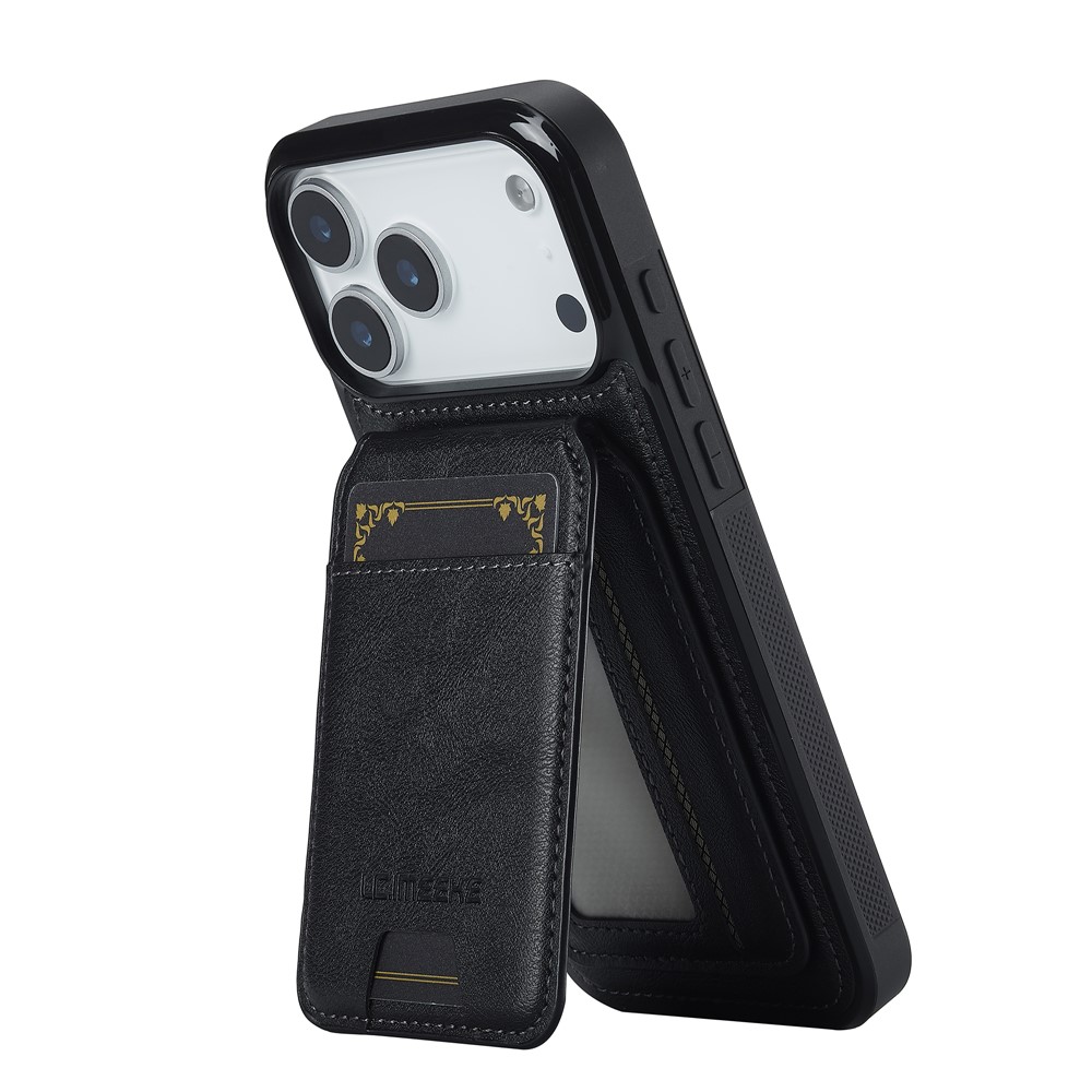 LC.IMEEKE LC.IMEEKE iPhone 17 Pro Max Skal Med Avtagbar Korthållare Läder