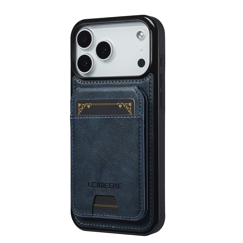 LC.IMEEKE LC.IMEEKE iPhone 17 Pro Max Skal Med Avtagbar Korthållare Läder