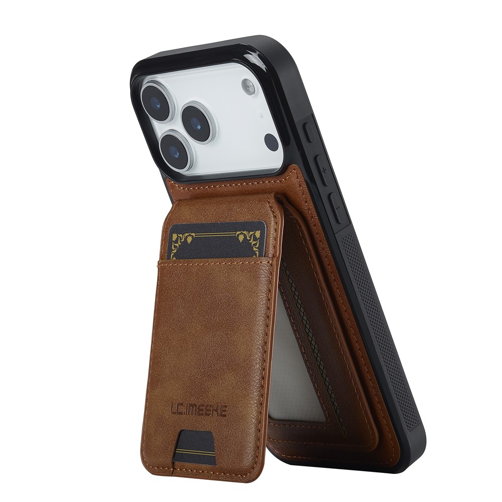 LC.IMEEKE LC.IMEEKE iPhone 17 Pro Max Skal Med Avtagbar Korthållare Läder
