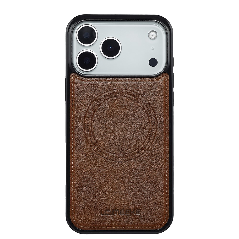 LC.IMEEKE LC.IMEEKE iPhone 17 Pro Max Skal Med Avtagbar Korthållare Läder