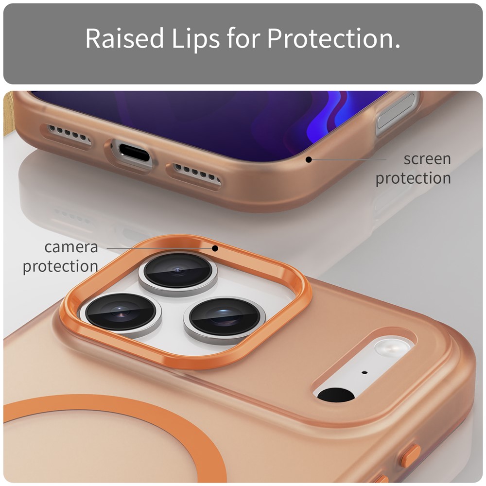  iPhone 17 Pro Max Skal MagSafe Hybrid Orange