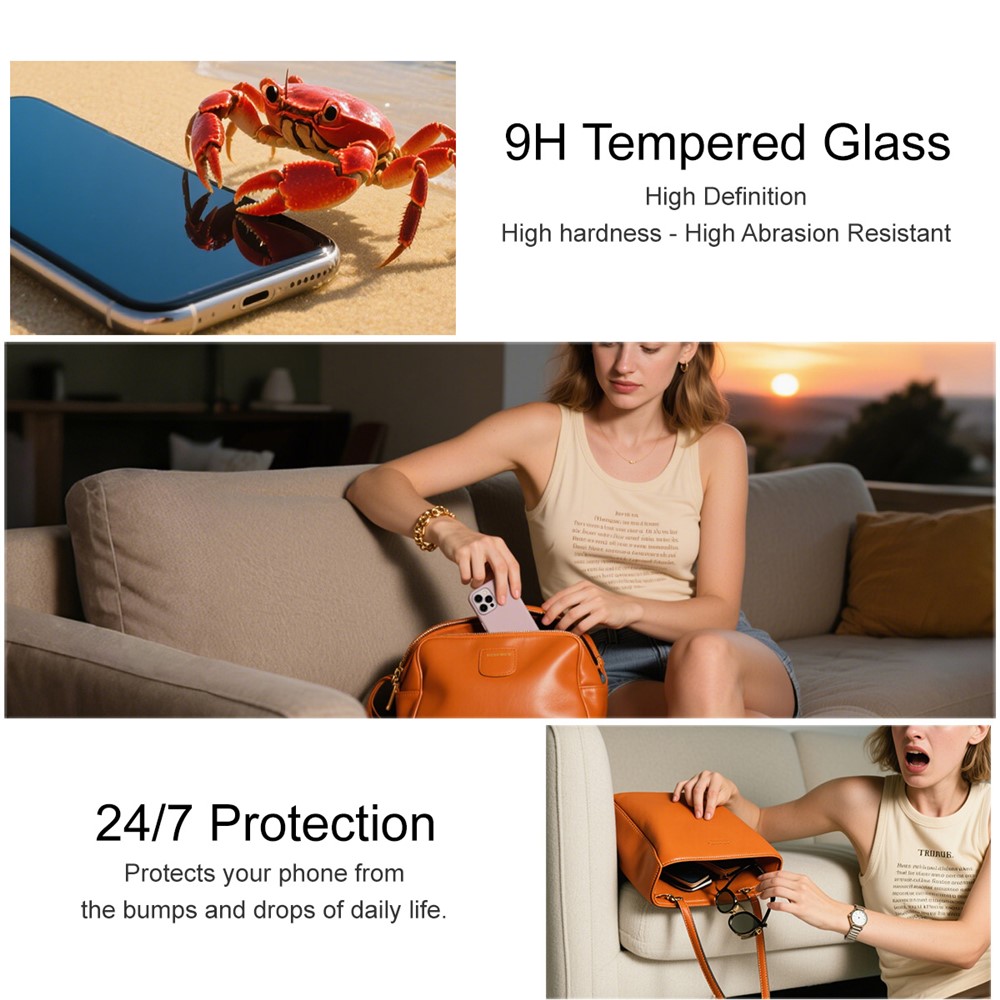 IMAK IMAK iPhone 17 Pro Max Skärmskydd Härdat Glas